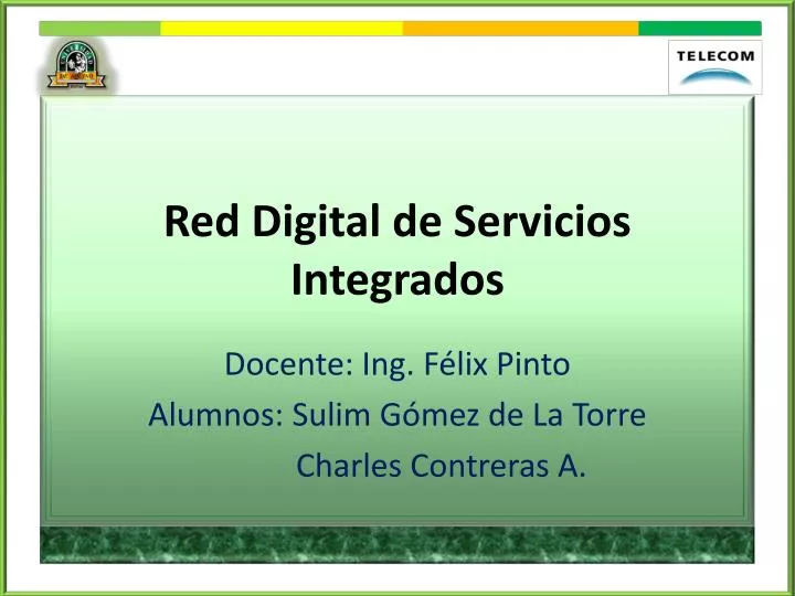 red digital de servicios integrados