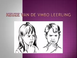 keuze van de vmbo leerling