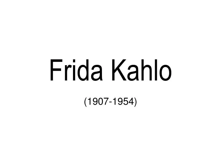 frida kahlo