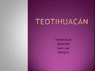 teotihuac n
