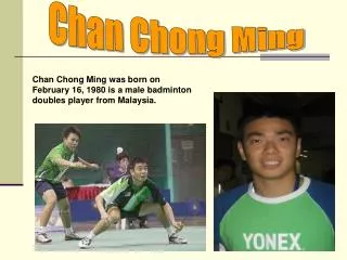 Chan Chong Ming