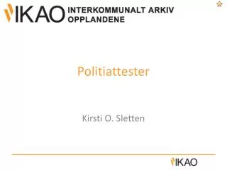 politiattester