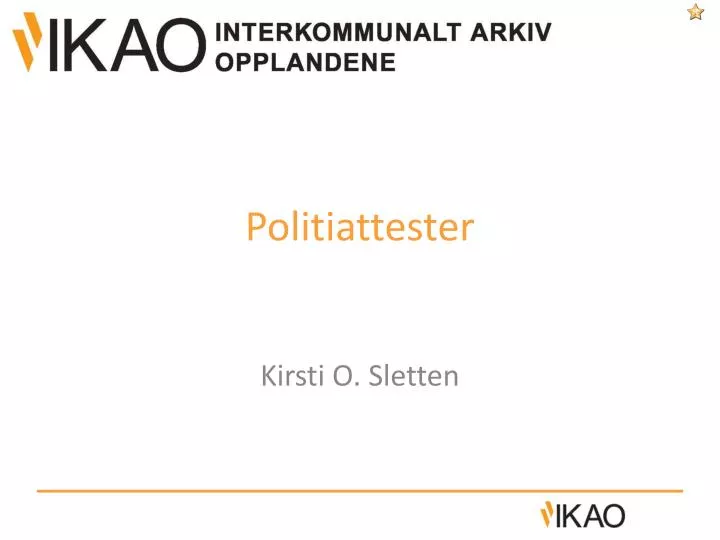 politiattester