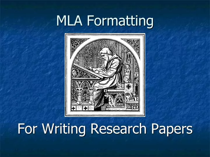 mla formatting