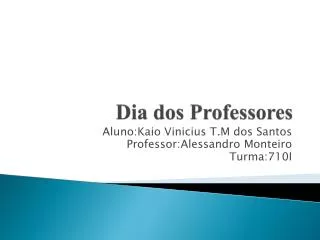 dia dos professores