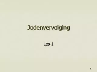 jodenvervolging