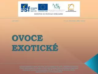 ovoce exotick