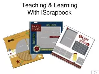 Teaching &amp; Learning With iScrapbook