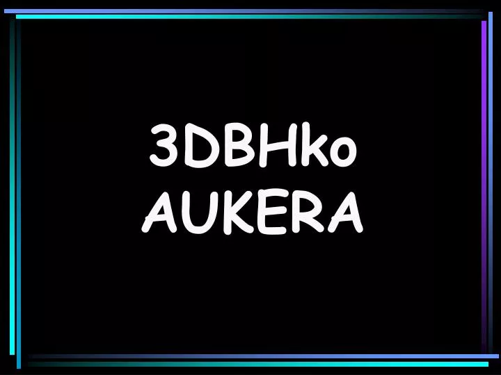 3dbhko aukera