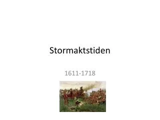 stormaktstiden
