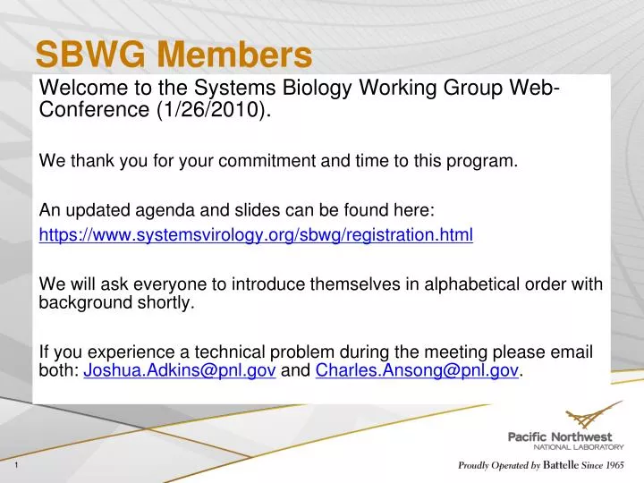 sbwg members