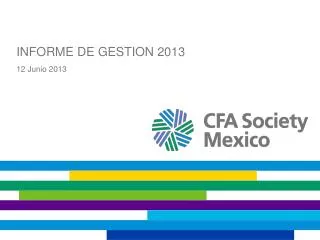 informe de gestion 2013