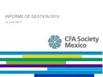 INFORME DE GESTION 2013 - slide 1