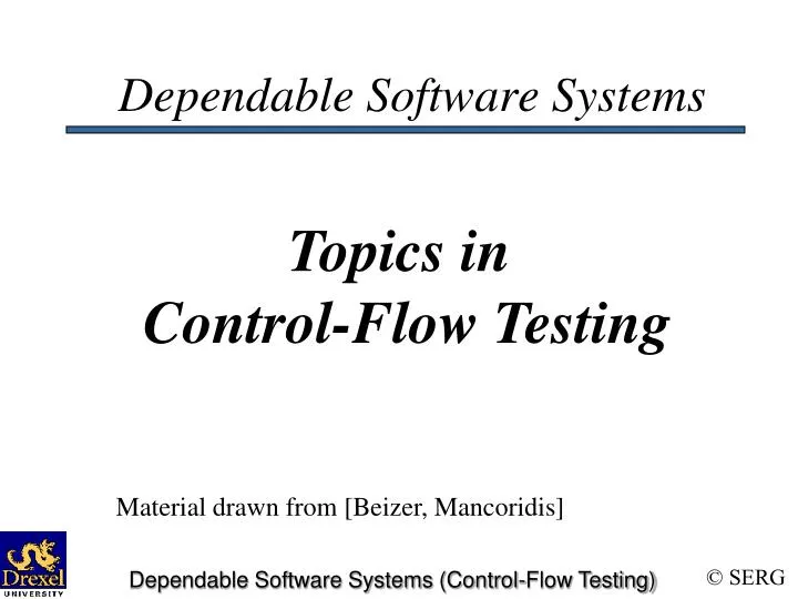 dependable software systems
