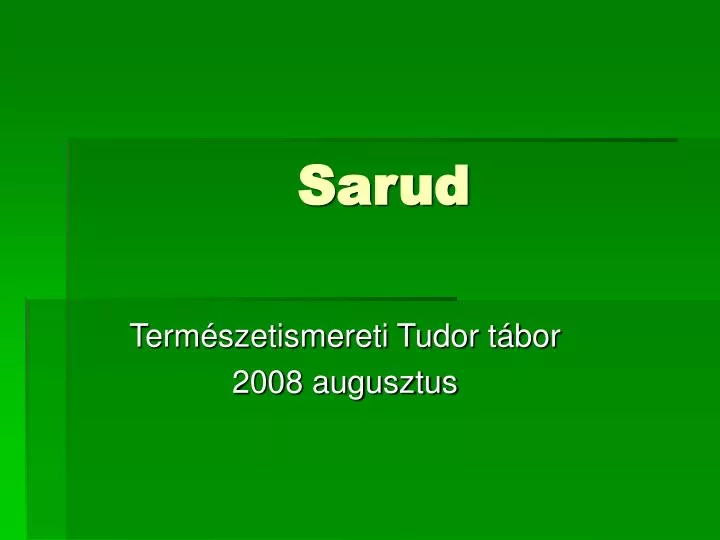 sarud