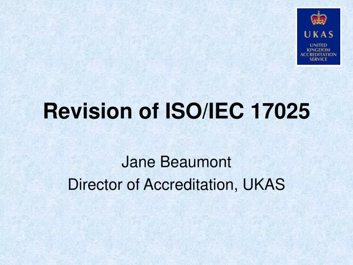 revision of iso iec 17025