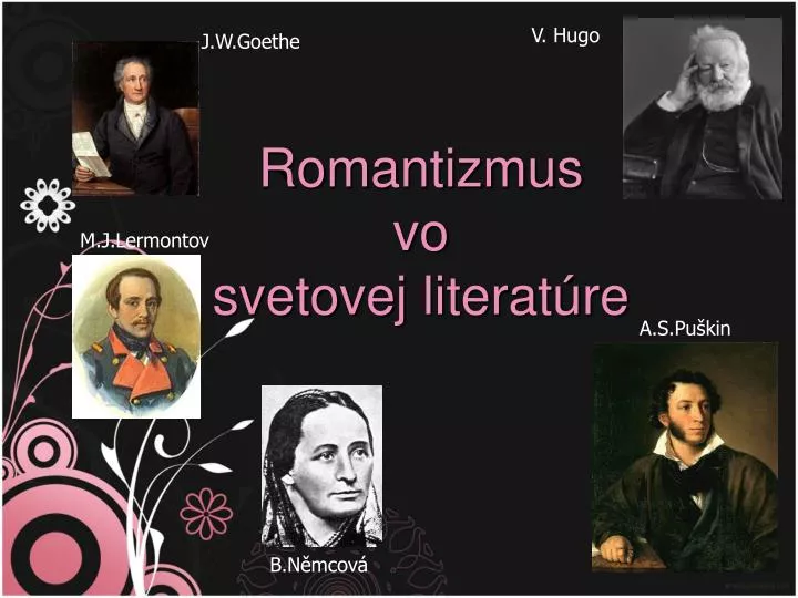 romantizmus vo svetovej literat re