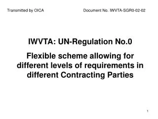 IWVTA: UN-Regulation No.0