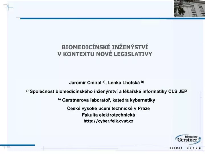 biomedic nsk in en stv v kontextu nov legislativy