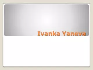 Ivanka Yaneva