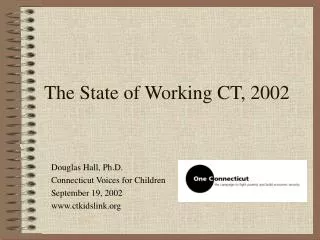 The State of Working CT, 2002