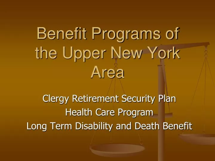 benefit programs of the upper new york area