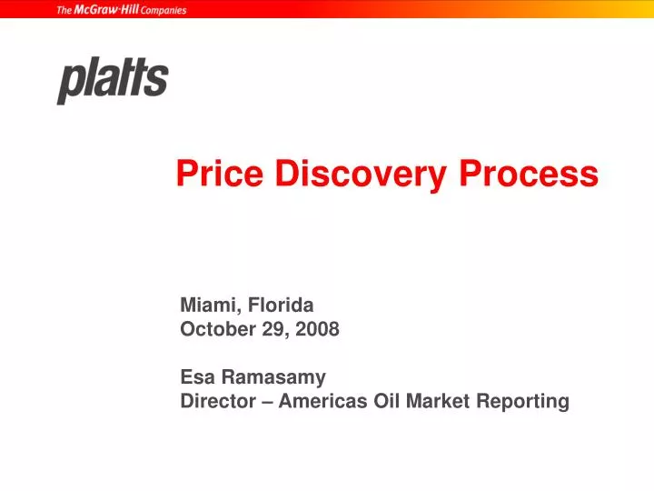 price discovery process