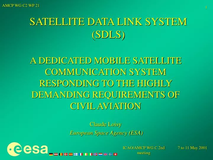 satellite data link system sdls