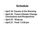 Understanding Causes and Future of Climate Change: Insights from Muir Glacier Data - slide 1