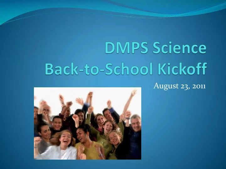 dmps science back to school kickoff