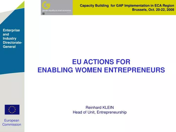 eu actions for enabling women entrepreneurs