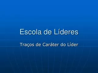 escola de l deres
