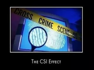 The CSI Effect