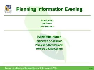 Planning Information Evening