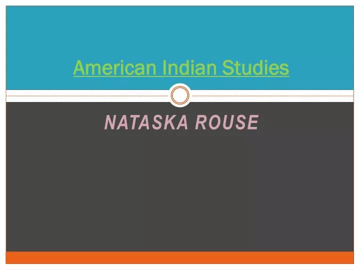 american indian studies