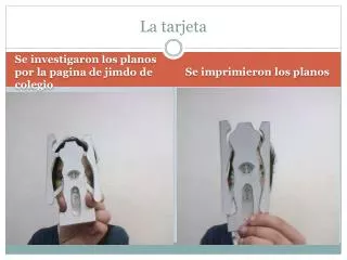 la tarjeta