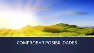 comprobar posibilidades