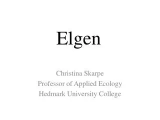 elgen