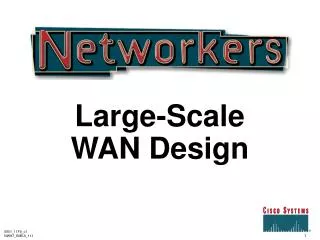 Large-Scale WAN Design