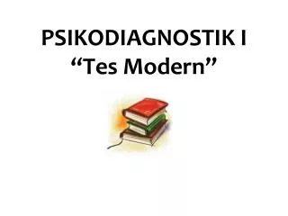 psikodiagnostik i tes modern