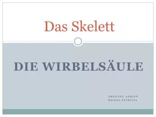 das skelett