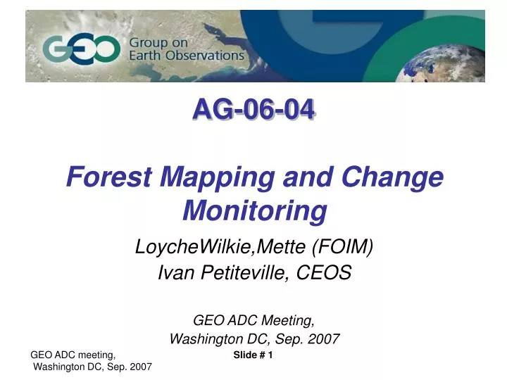 ag 06 04 forest mapping and change monitoring