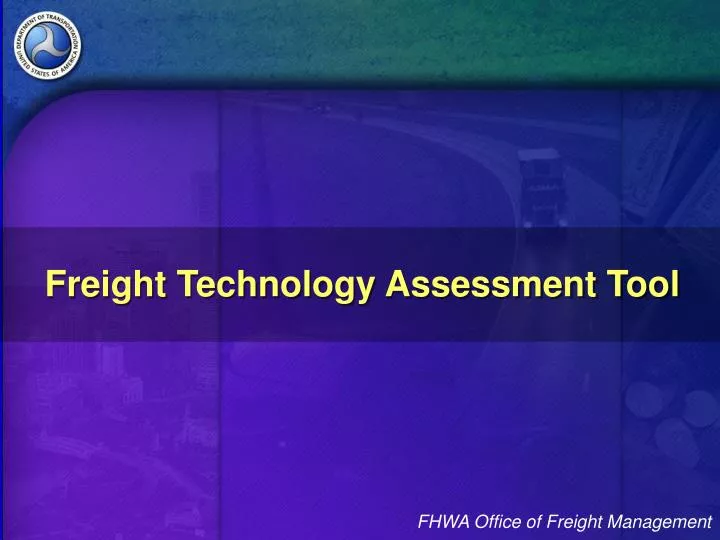 freight technology assessment tool