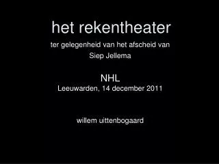 het rekentheater