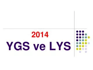 2014 ygs ve lys