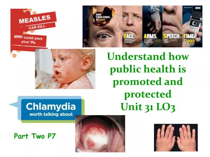 understand how public health is promoted and protected unit 31 lo3