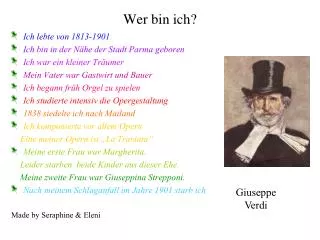 wer bin ich