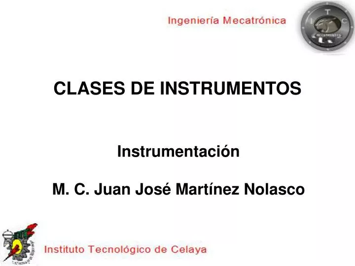 clases de instrumentos