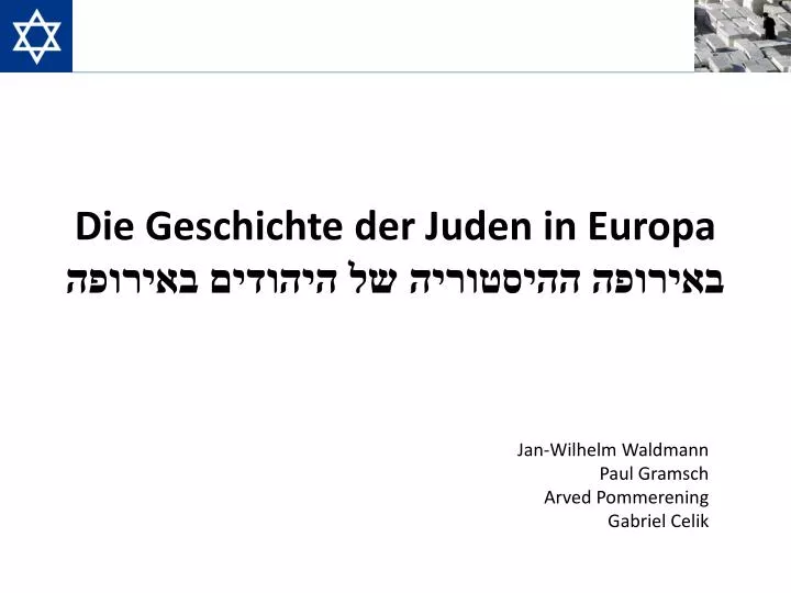 die geschichte der juden in europa