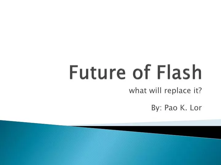 future of flash
